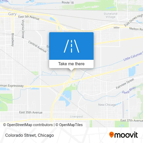 Colorado Street map