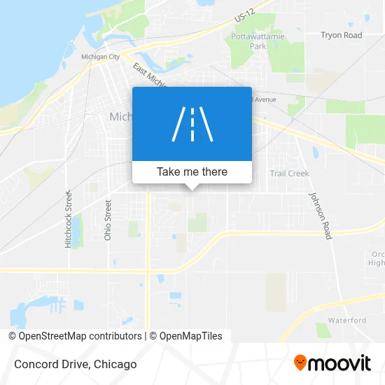 Concord Drive map