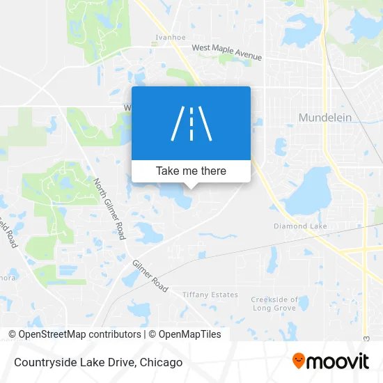 Countryside Lake Drive map