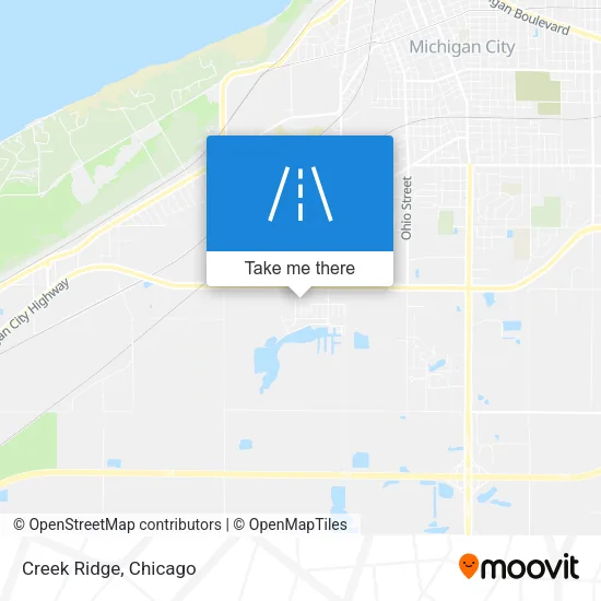 Creek Ridge map