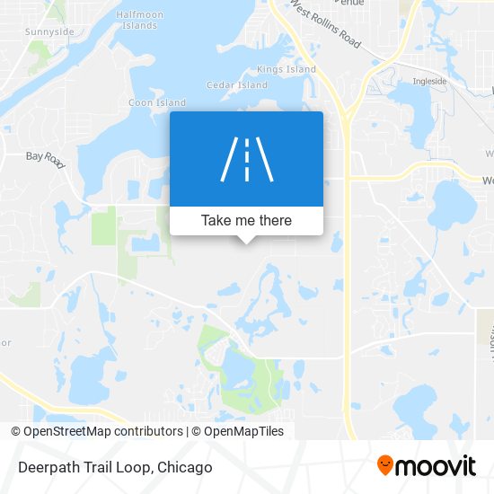 Deerpath Trail Loop map