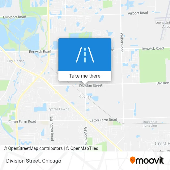 Division Street map