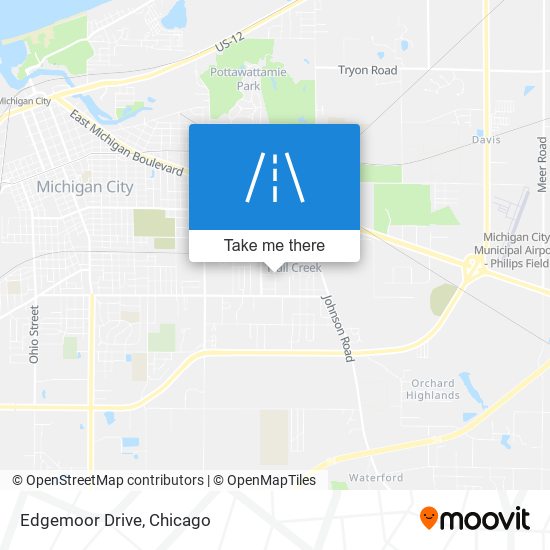 Edgemoor Drive map