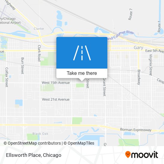 Ellsworth Place map