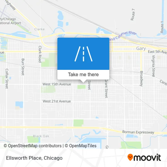 Ellsworth Place map