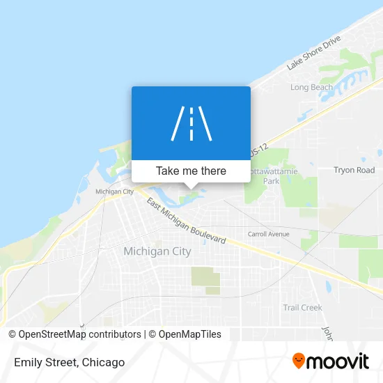 Emily Street map