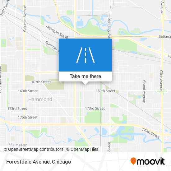 Forestdale Avenue map