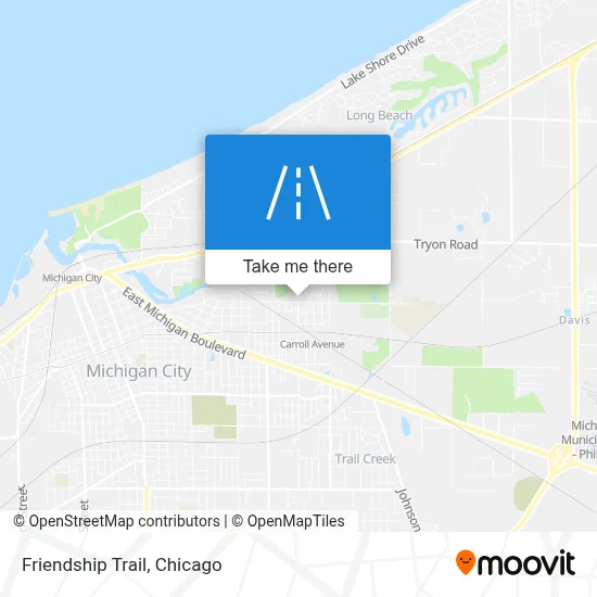 Friendship Trail map