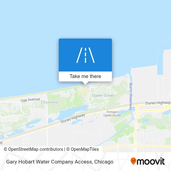 Gary Hobart Water Company Access map