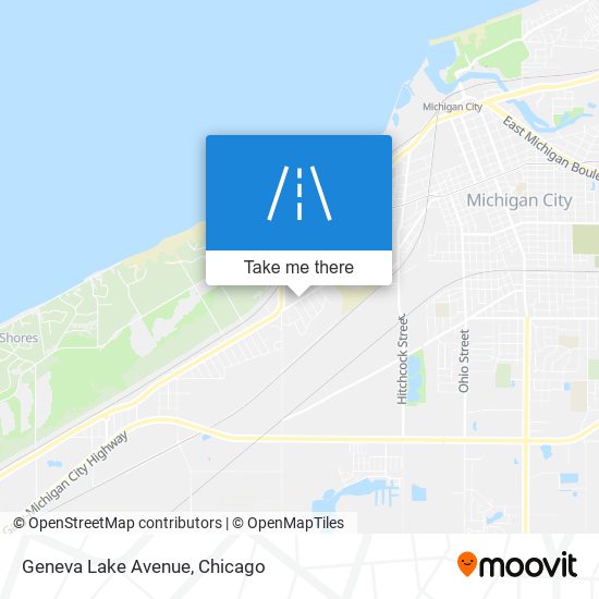 Geneva Lake Avenue map