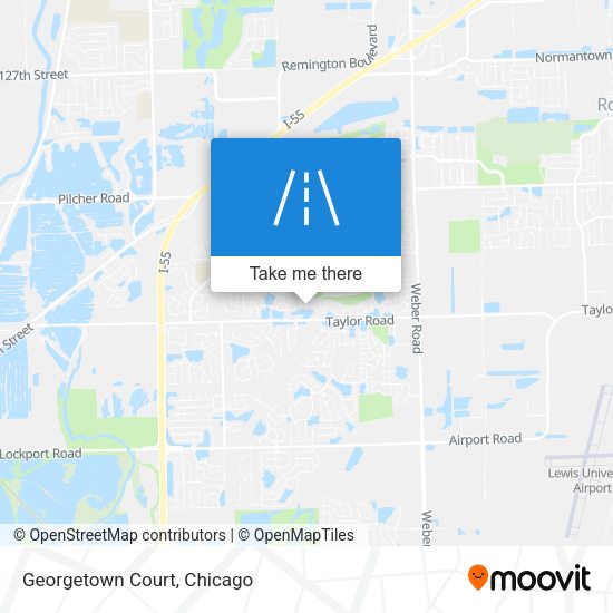 Mapa de Georgetown Court
