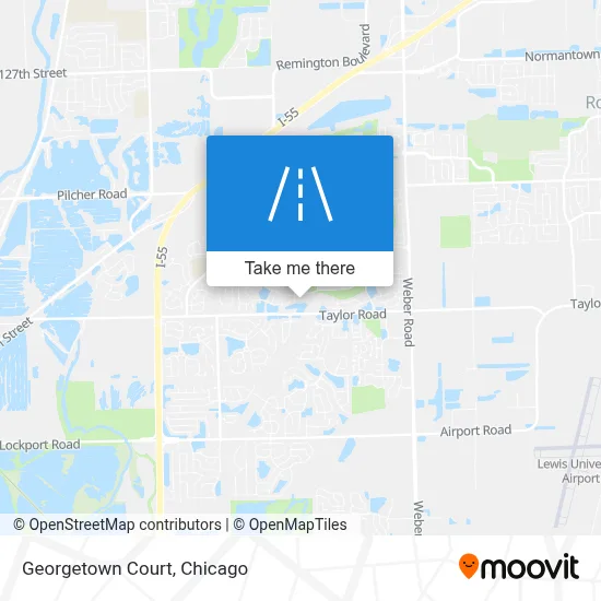 Georgetown Court map