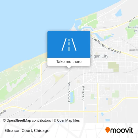 Gleason Court map