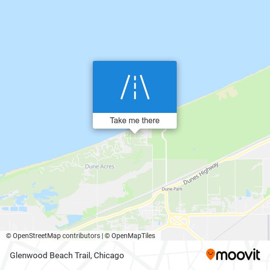 Glenwood Beach Trail map