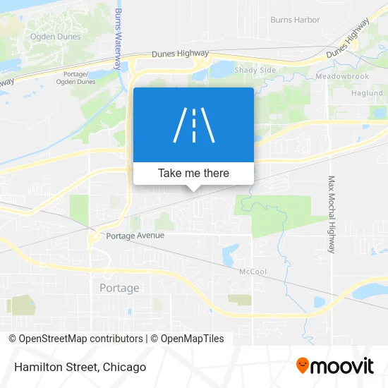 Hamilton Street map