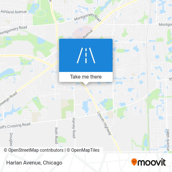 Mapa de Harlan Avenue