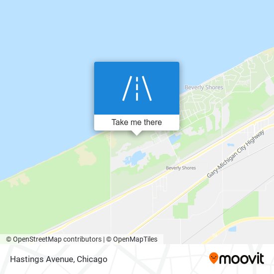 Mapa de Hastings Avenue