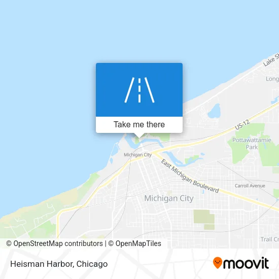Heisman Harbor map