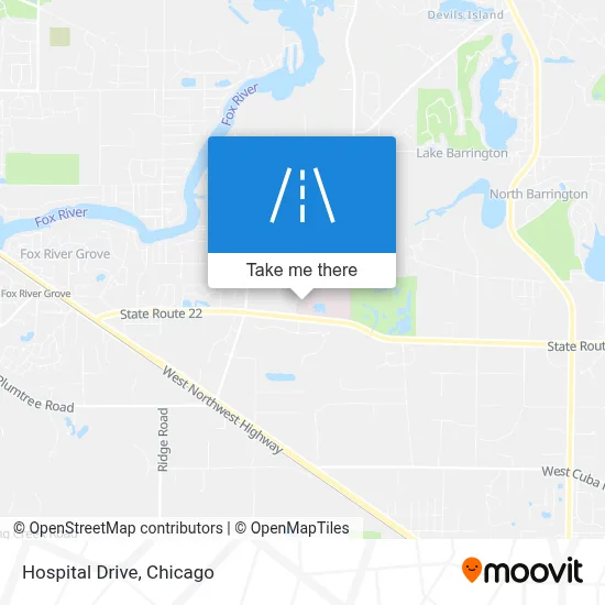 Hospital Drive map