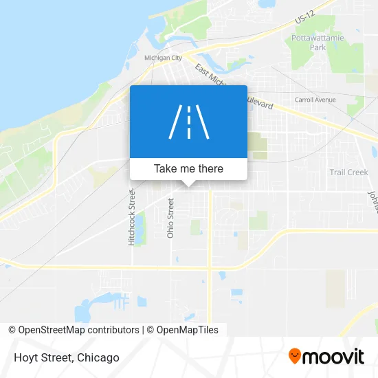 Hoyt Street map