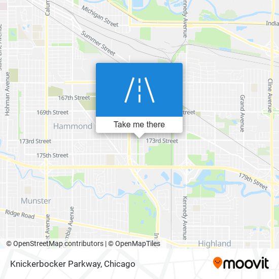 Knickerbocker Parkway map