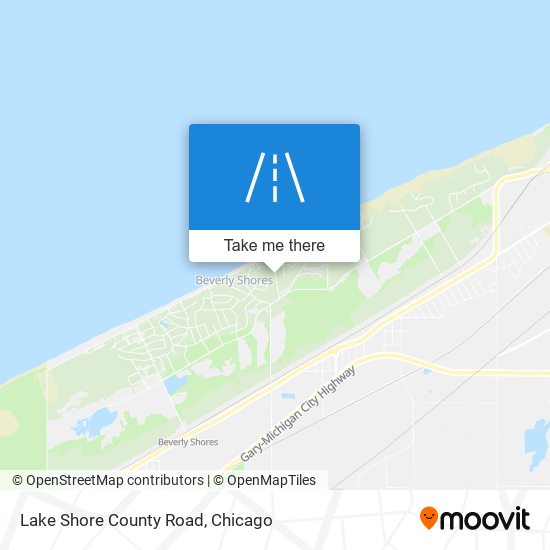 Lake Shore County Road map