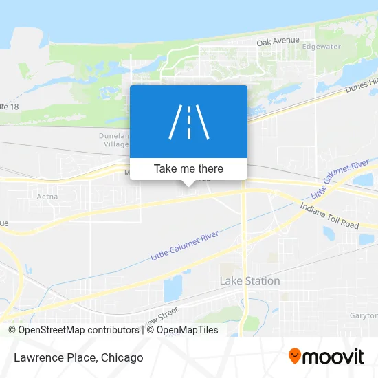Lawrence Place map