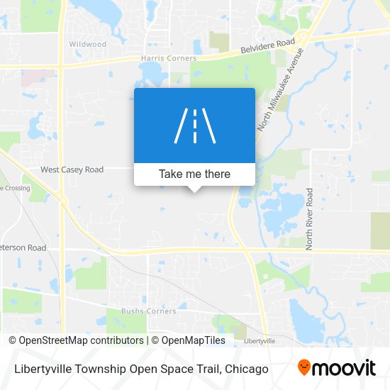 Libertyville Township Open Space Trail map
