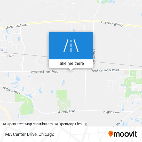 MA Center Drive map