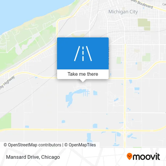 Mansard Drive map