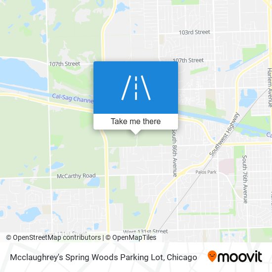 Mcclaughrey's Spring Woods Parking Lot map