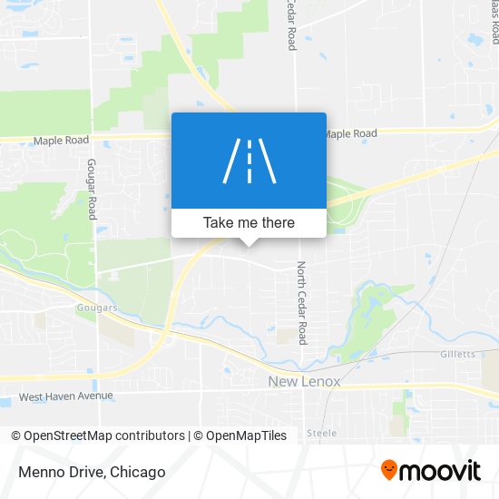 Menno Drive map