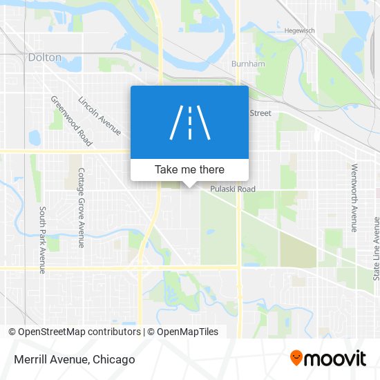 Merrill Avenue map