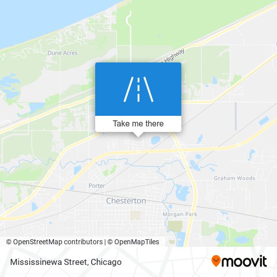 Mississinewa Street map