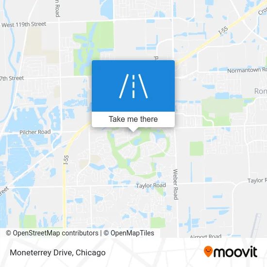 Moneterrey Drive map