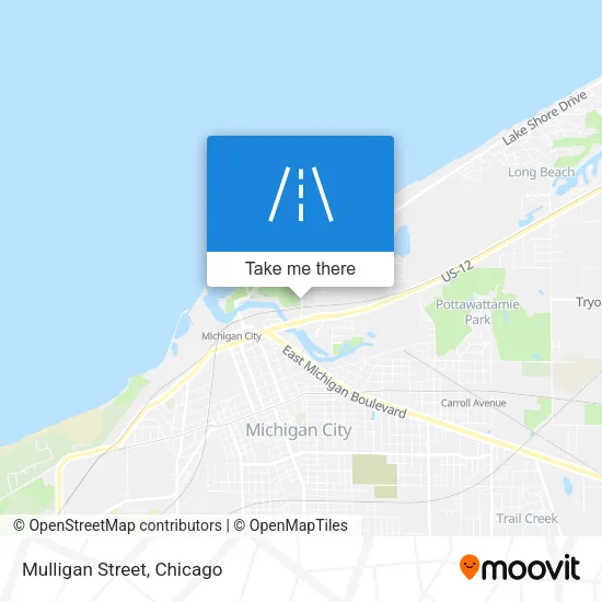 Mulligan Street map