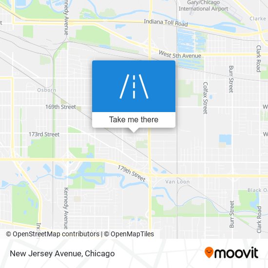 Mapa de New Jersey Avenue