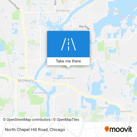 North Chapel Hill Road map