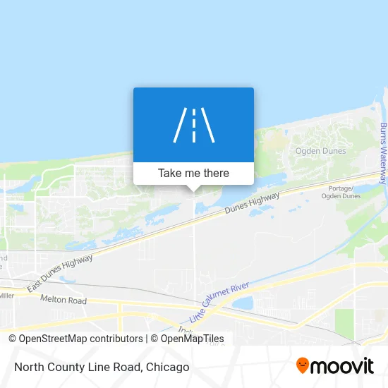 North County Line Road map