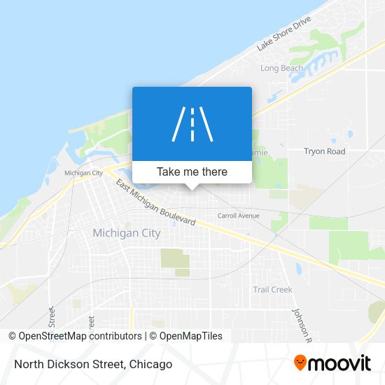 Mapa de North Dickson Street