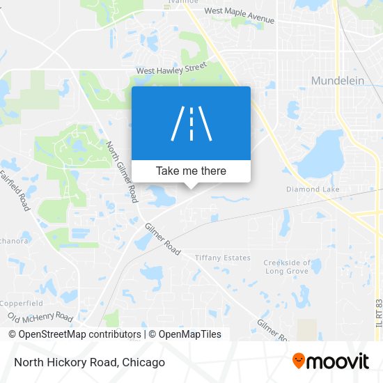 Mapa de North Hickory Road