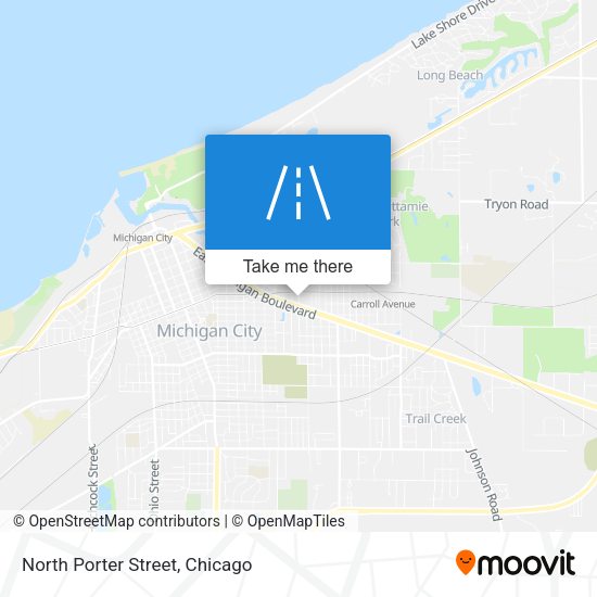 Mapa de North Porter Street