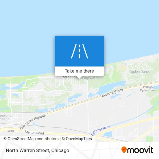 North Warren Street map