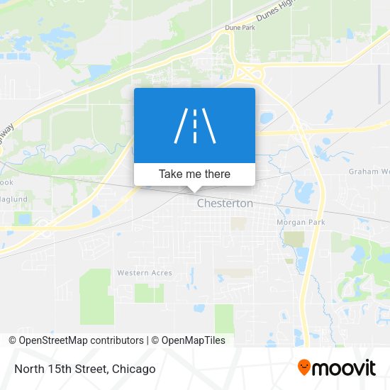 Mapa de North 15th Street