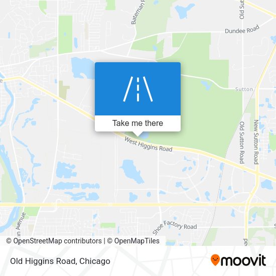 Mapa de Old Higgins Road