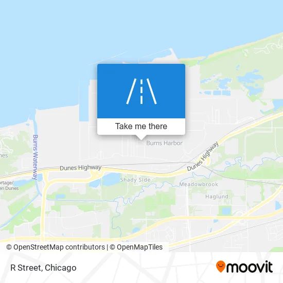 R Street map