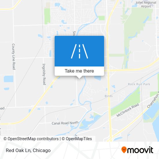 Mapa de Red Oak Ln