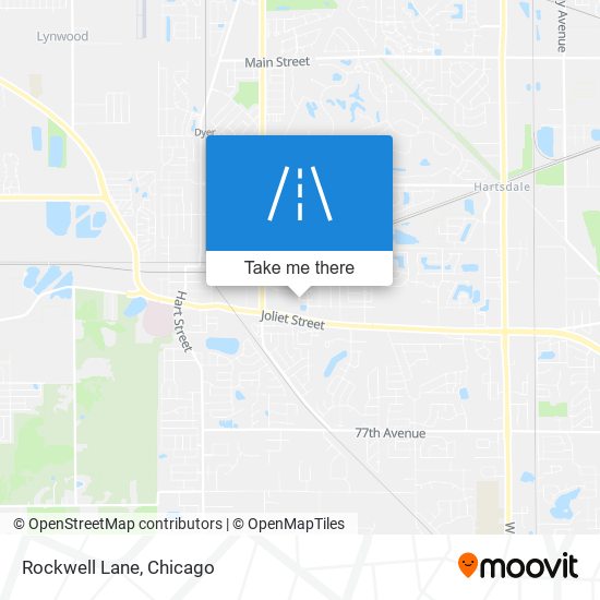 Mapa de Rockwell Lane