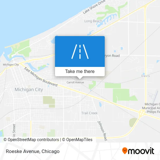 Roeske Avenue map