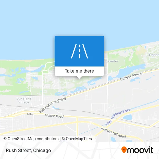 Rush Street map